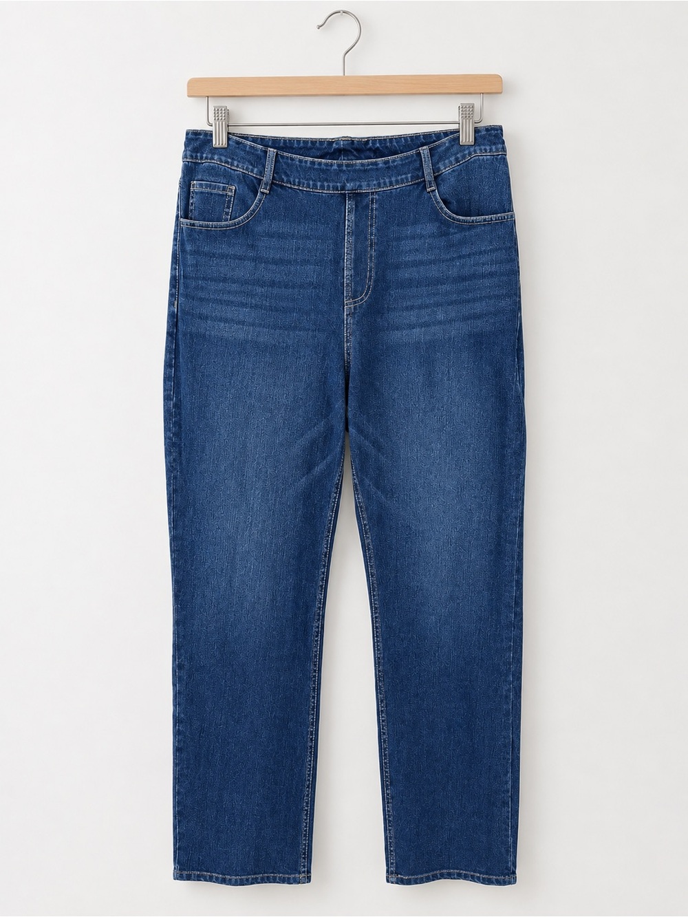 Halara Flex High Waisted Pull On Blue Jeans Women’s XL Tall Casual Comfort